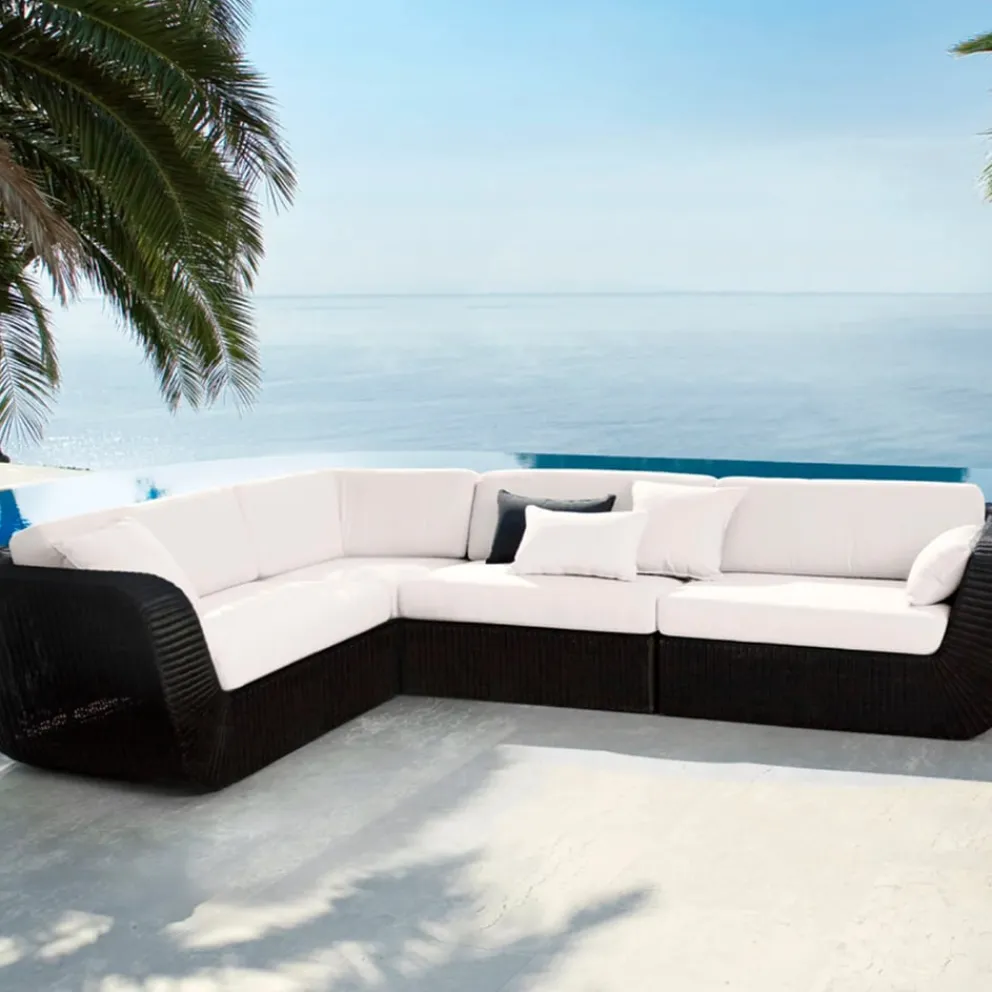 Cane-line Lounge Element Savannah Black, white YSN94 Sale