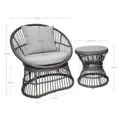 Johann Jakob Lounge Natal schwarz Online