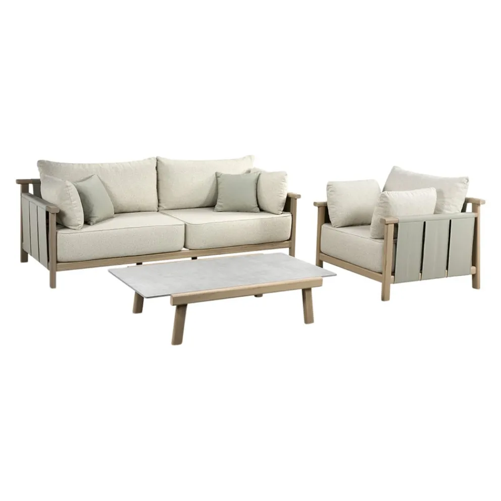 edy&liv Lounge Vaia beige, weissgrün Online