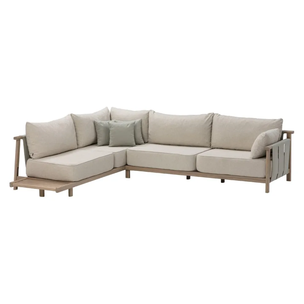 edy&liv Lounge Vaia beige, weissgrün Outlet