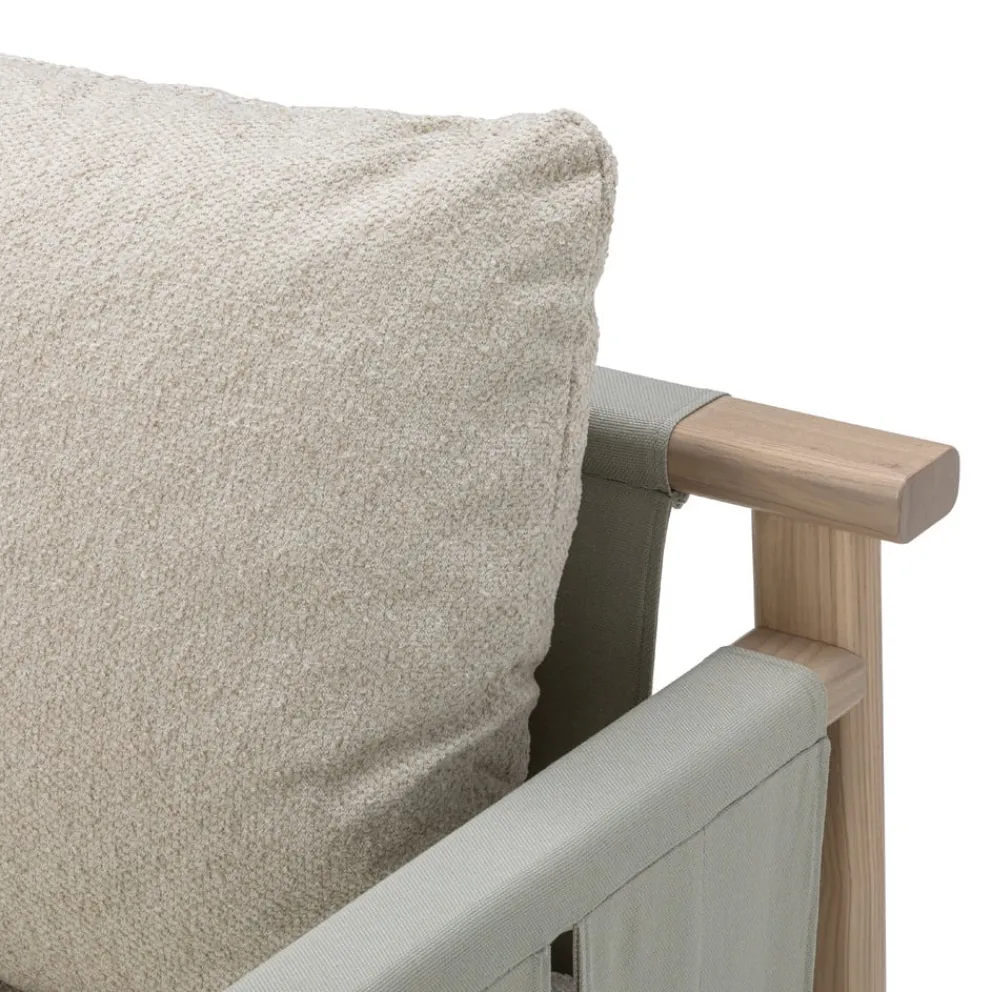 edy&liv Lounge Vaia beige, weissgrün Outlet