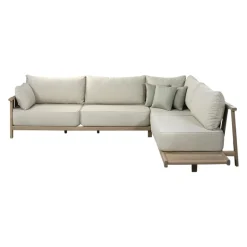 edy&liv Lounge Vaia beige, weissgrün New