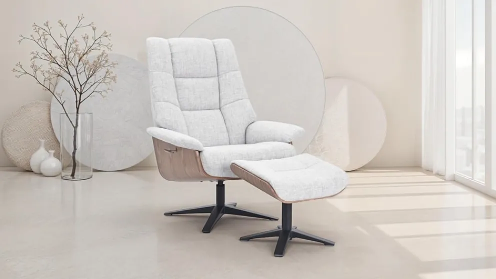 Johann Jakob Loungesessel Minato weiss Hot