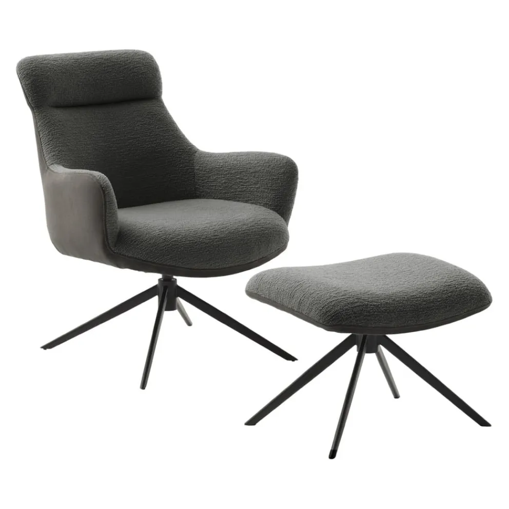 Johann Jakob Loungesessel Pelion grau New