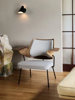 &Tradition Loungesessel RFH beige, braun, schwarz Discount