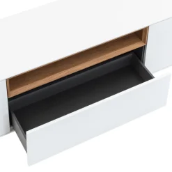 atelier pfister Lowboard Amden anthrazit, eichefarbig, weiss Clearance