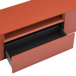 atelier pfister Lowboard Amden Ameisenrot, Ziegelrot, anthrazit New