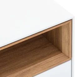 atelier pfister Lowboard Amden anthrazit, eichefarbig, weiss New