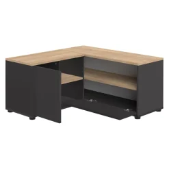 Temahome Lowboard ANGLE eichefarbig, schwarz Outlet