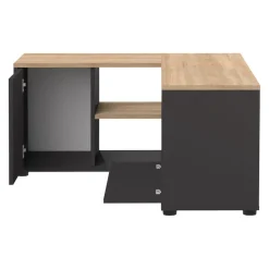 Temahome Lowboard ANGLE eichefarbig, schwarz Outlet