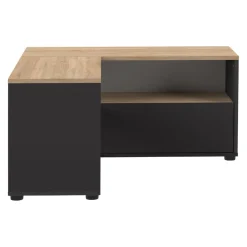 Temahome Lowboard ANGLE eichefarbig, schwarz Outlet