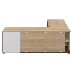 Temahome Lowboard ANGLE eichefarbig, schwarz Outlet