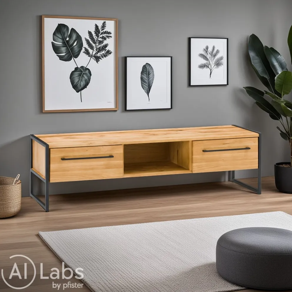 Lomoco Lowboard Atelier eichefarbig