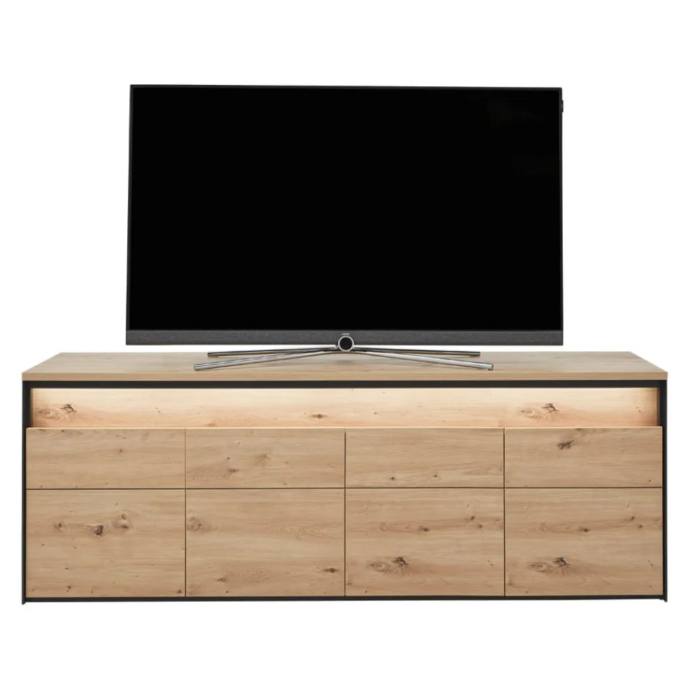 Voleo Lowboard Edra eichefarbig, schwarz Online