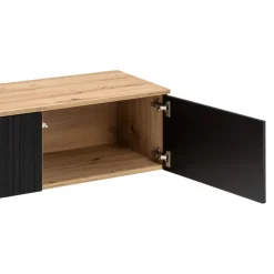BYYU Lowboard Kleo eichefarbig, schwarz Best