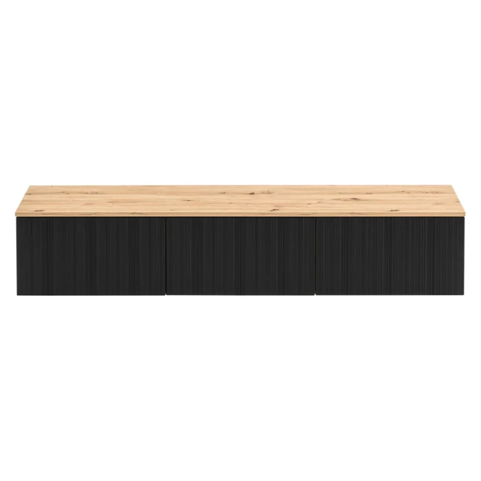 BYYU Lowboard Kleo eichefarbig, schwarz Best