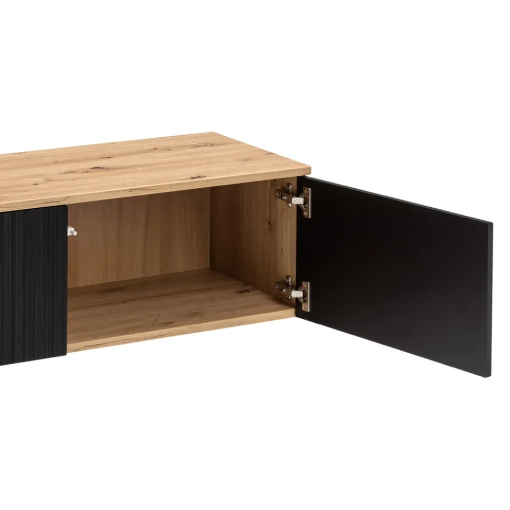 BYYU Lowboard Kleo eichefarbig, schwarz Best