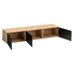 BYYU Lowboard Kleo eichefarbig, schwarz Best