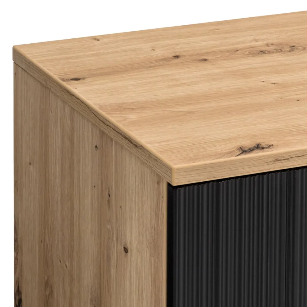 BYYU Lowboard Kleo eichefarbig, schwarz Best
