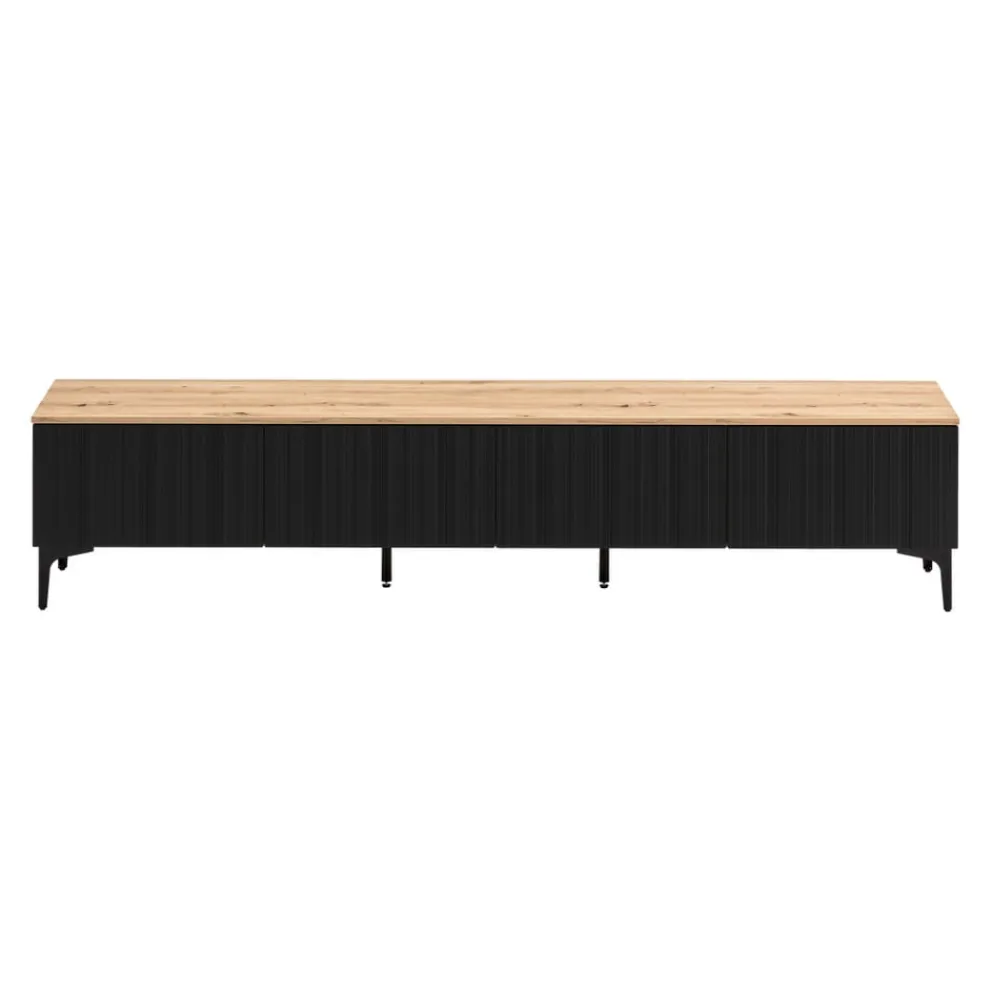 BYYU Lowboard Kleo eichefarbig, schwarz Best