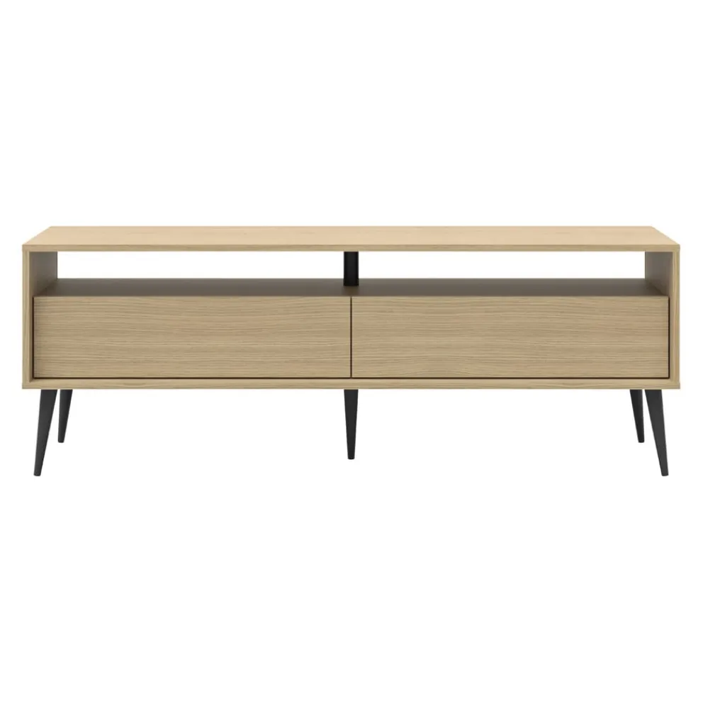 Temahome Lowboard LAKE eichefarbig, schwarz Clearance