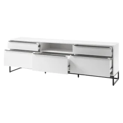 Xora Lowboard Lille schwarz, weiss Outlet