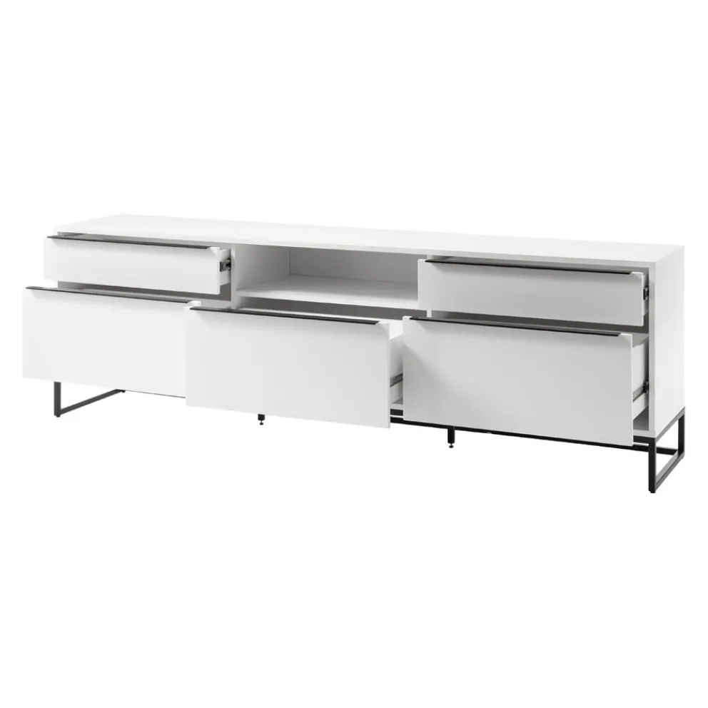 Xora Lowboard Lille schwarz, weiss Outlet