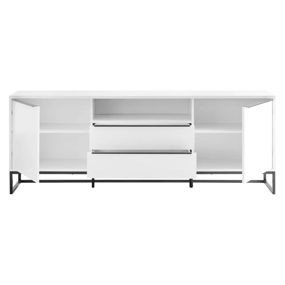 Xora Lowboard Lille schwarz, weiss Outlet