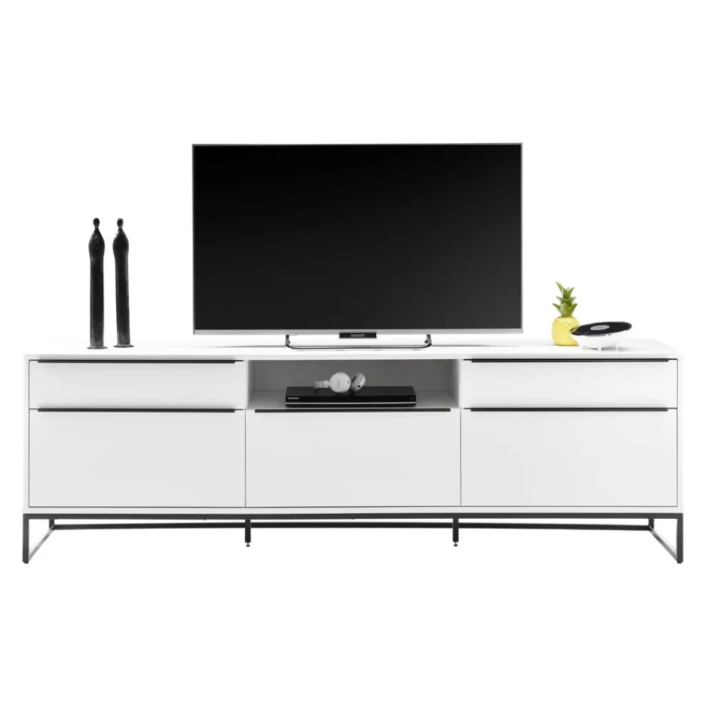 Xora Lowboard Lille schwarz, weiss Outlet