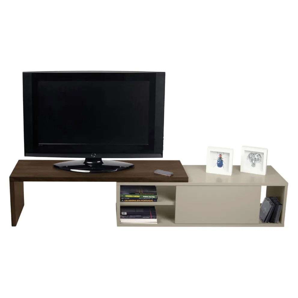 Temahome Lowboard Movida grau, nussbaumfarbig Hot