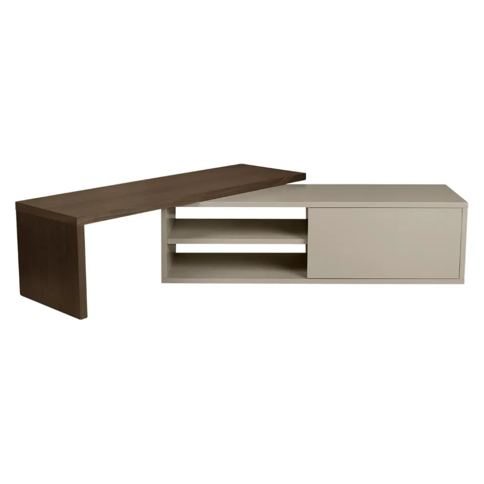 Temahome Lowboard Movida grau, nussbaumfarbig Hot