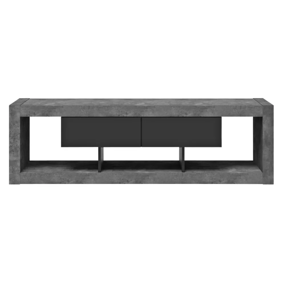 Temahome Lowboard NARA betongrau, schwarz New