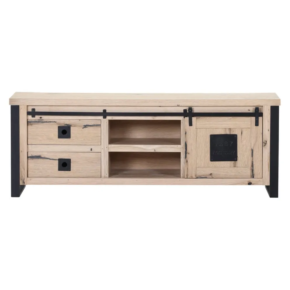 Ambia Home Lowboard Oak Island eichefarbig Clearance