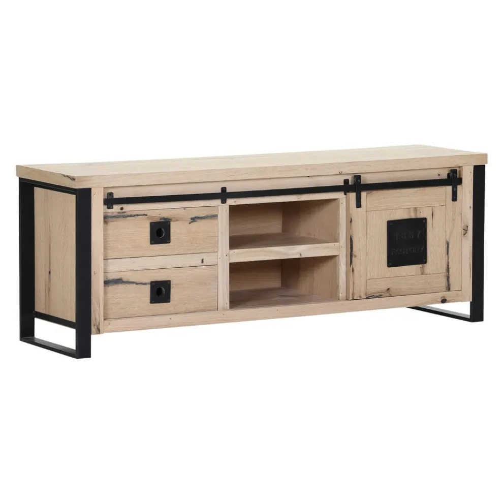 Ambia Home Lowboard Oak Island eichefarbig Clearance