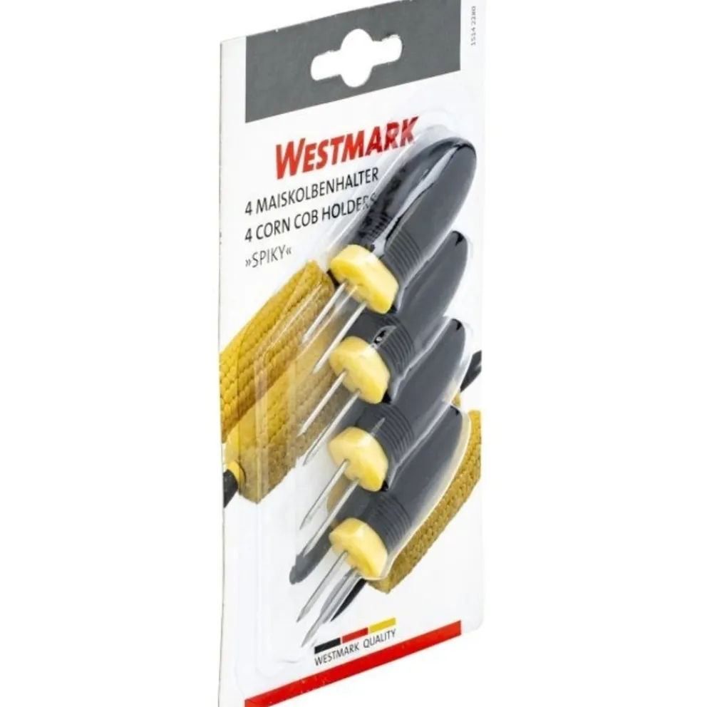 Westmark Maiskolbenhalter Spiky schwarz