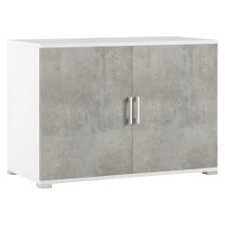 Sikelia Mehrzweckschrank Clean betongrau, weiss Sale