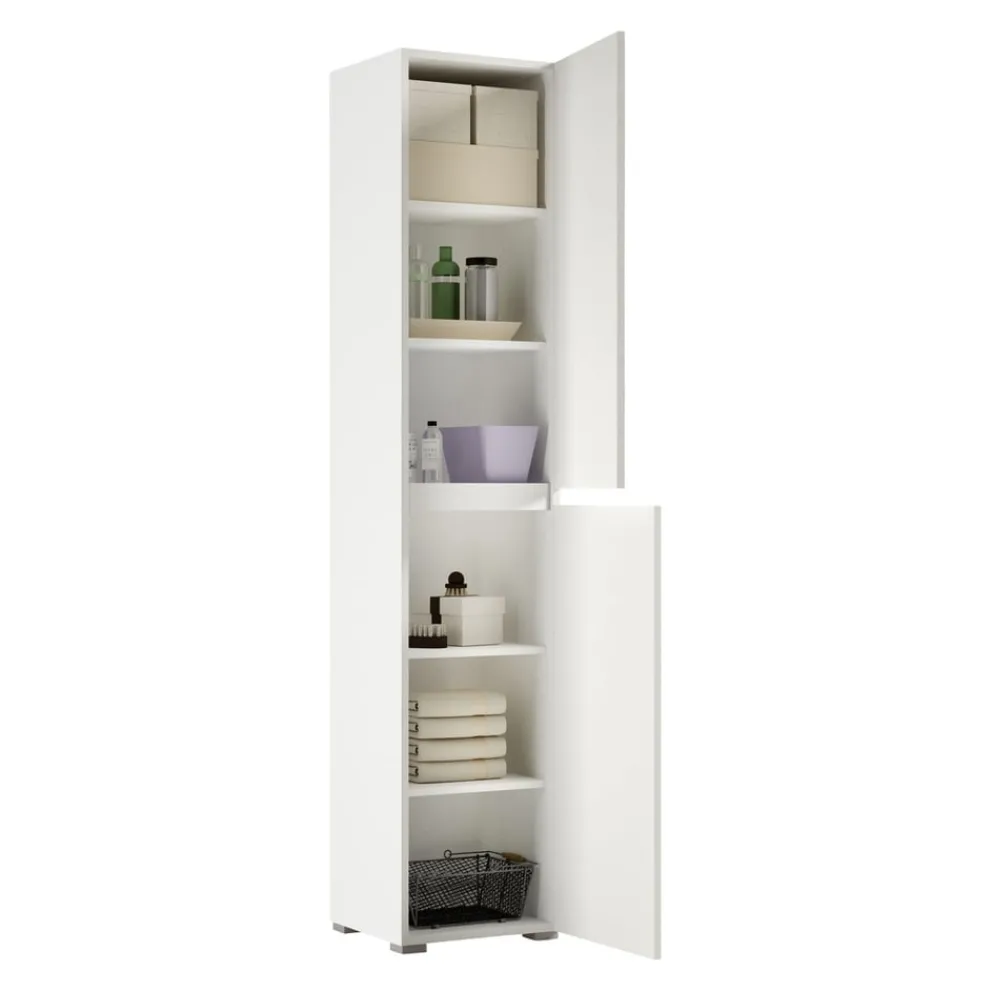 Sikelia Mehrzweckschrank Clean weiss New