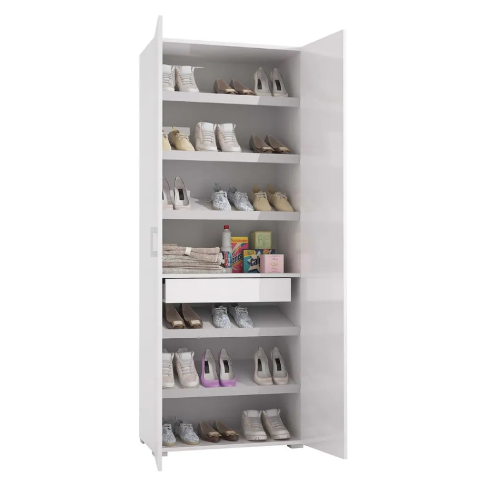 Sikelia Mehrzweckschrank Clean transparent, weiss Discount