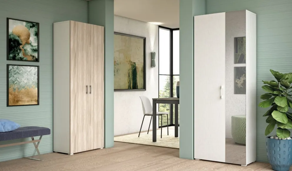 Sikelia Mehrzweckschrank Clean transparent, weiss Discount