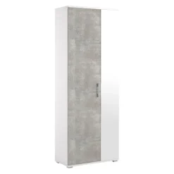 Sikelia Mehrzweckschrank Clean betongrau, weiss Best