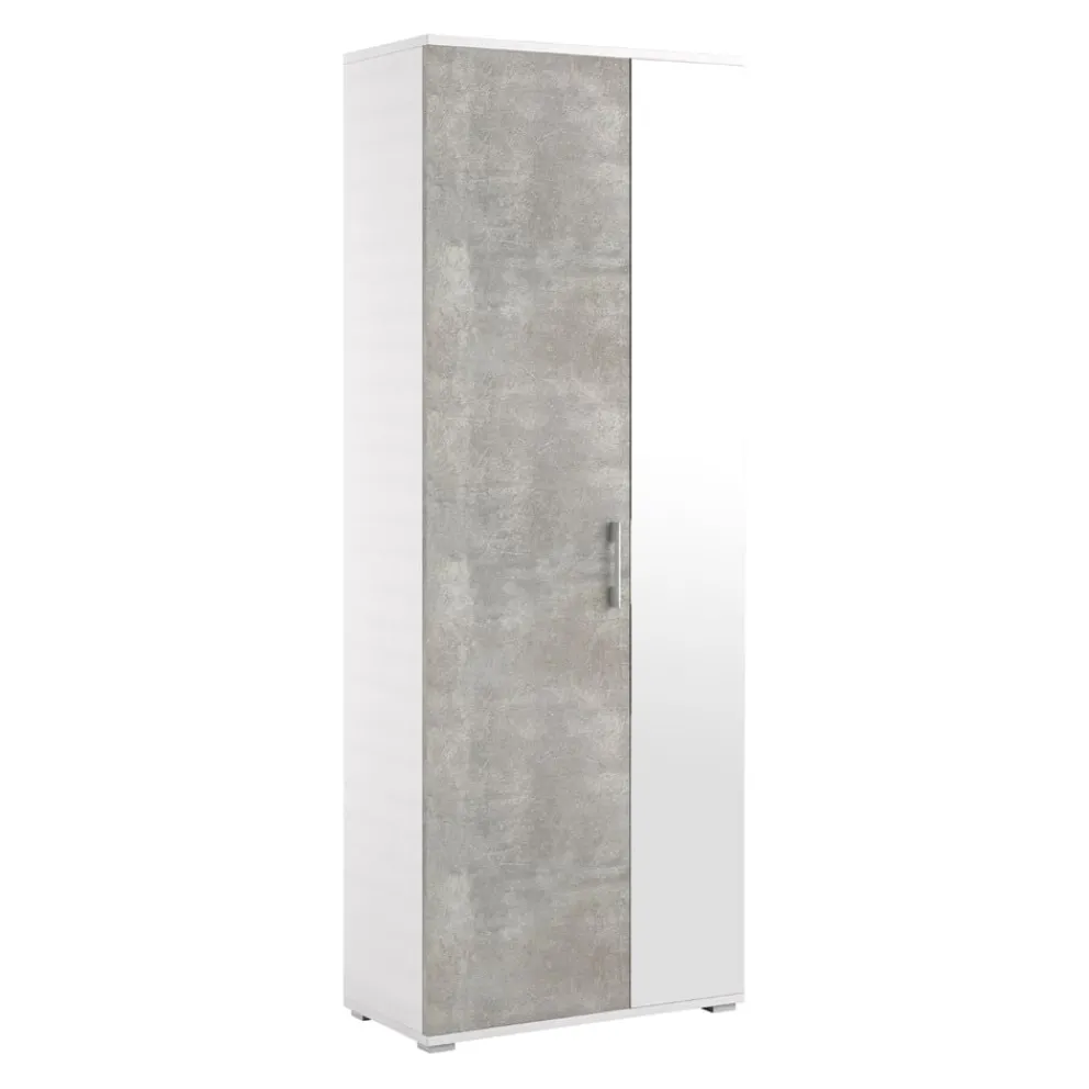 Sikelia Mehrzweckschrank Clean betongrau, weiss Best