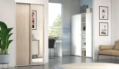 Sikelia Mehrzweckschrank Clean eichefarbig, weiss Outlet