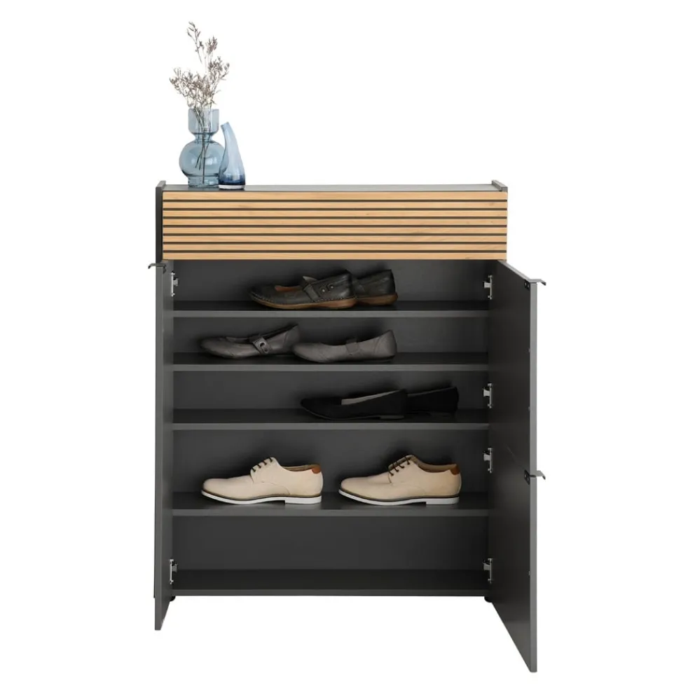 Voleo Mehrzweckschrank Rio eichefarbig, graphit New