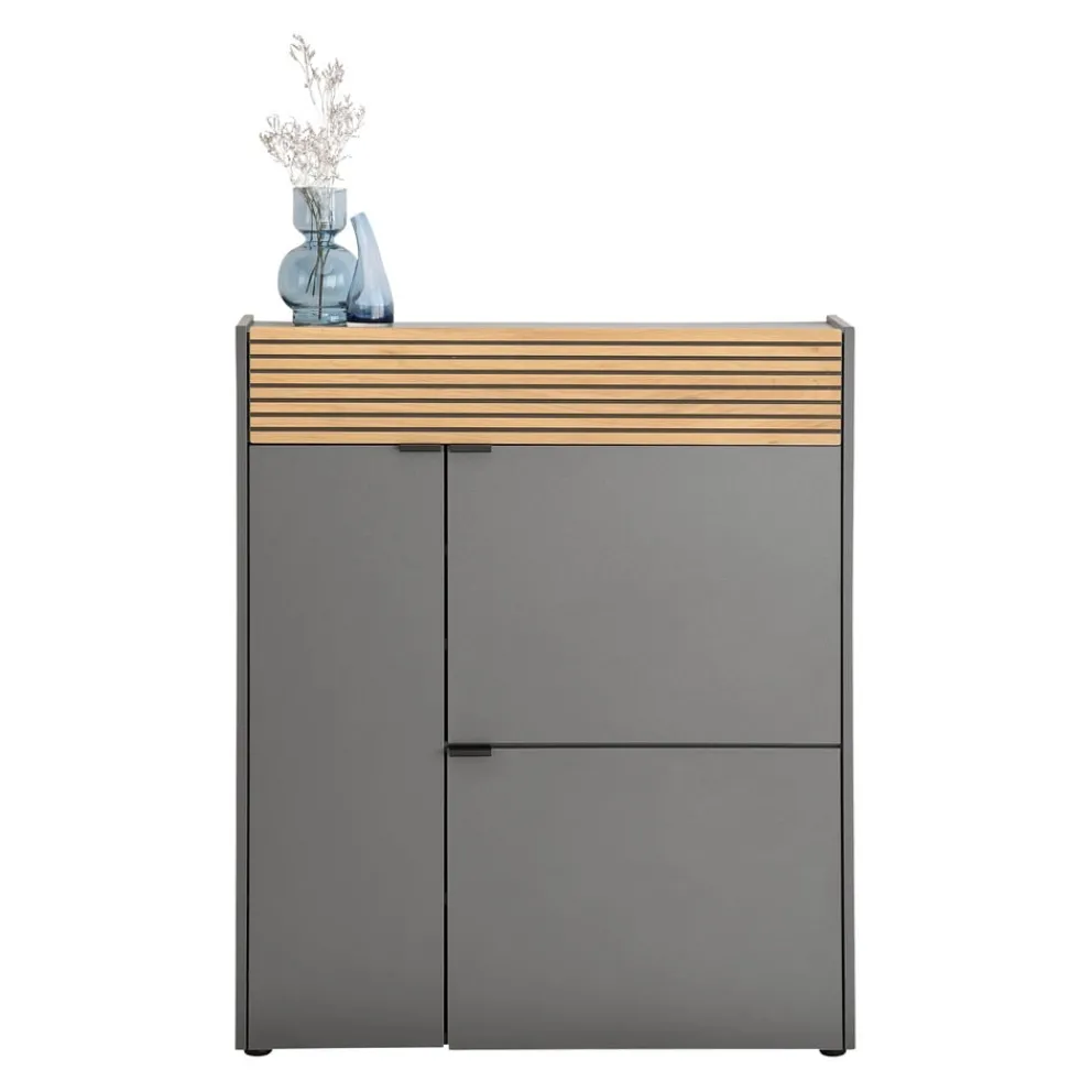 Voleo Mehrzweckschrank Rio eichefarbig, graphit New