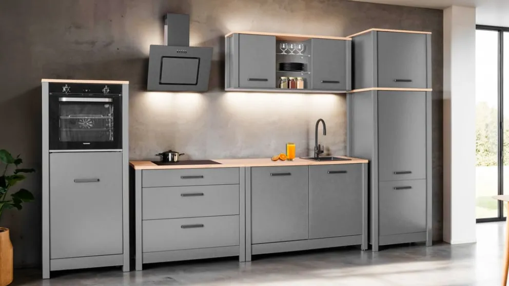 MID.YOU Mehrzweckschrank Veneto anthrazit Outlet