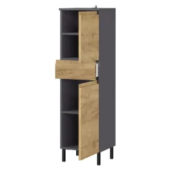 MID.YOU Midischrank Salinas grandson-eiche-nb., graphit