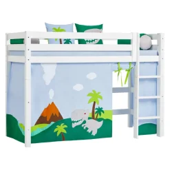 Hoppekids Mittelhochbett Lattenrost HS-Luxury weiss