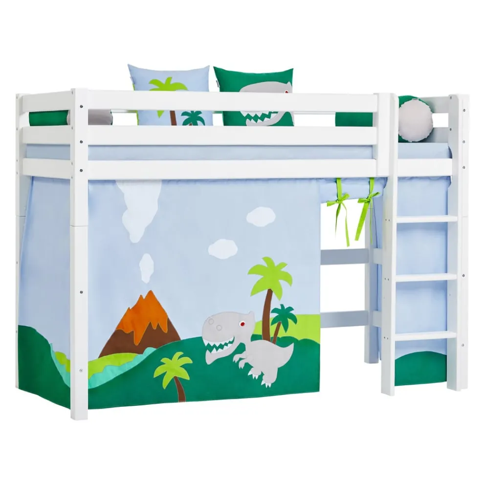 Hoppekids Mittelhochbett Lattenrost HS-Luxury weiss