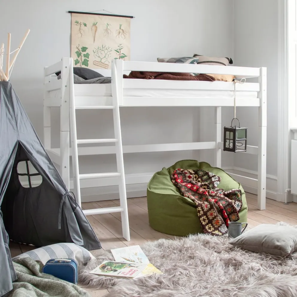 Hoppekids Mittelhochbett Lattenrost HS-Luxury weiss Best