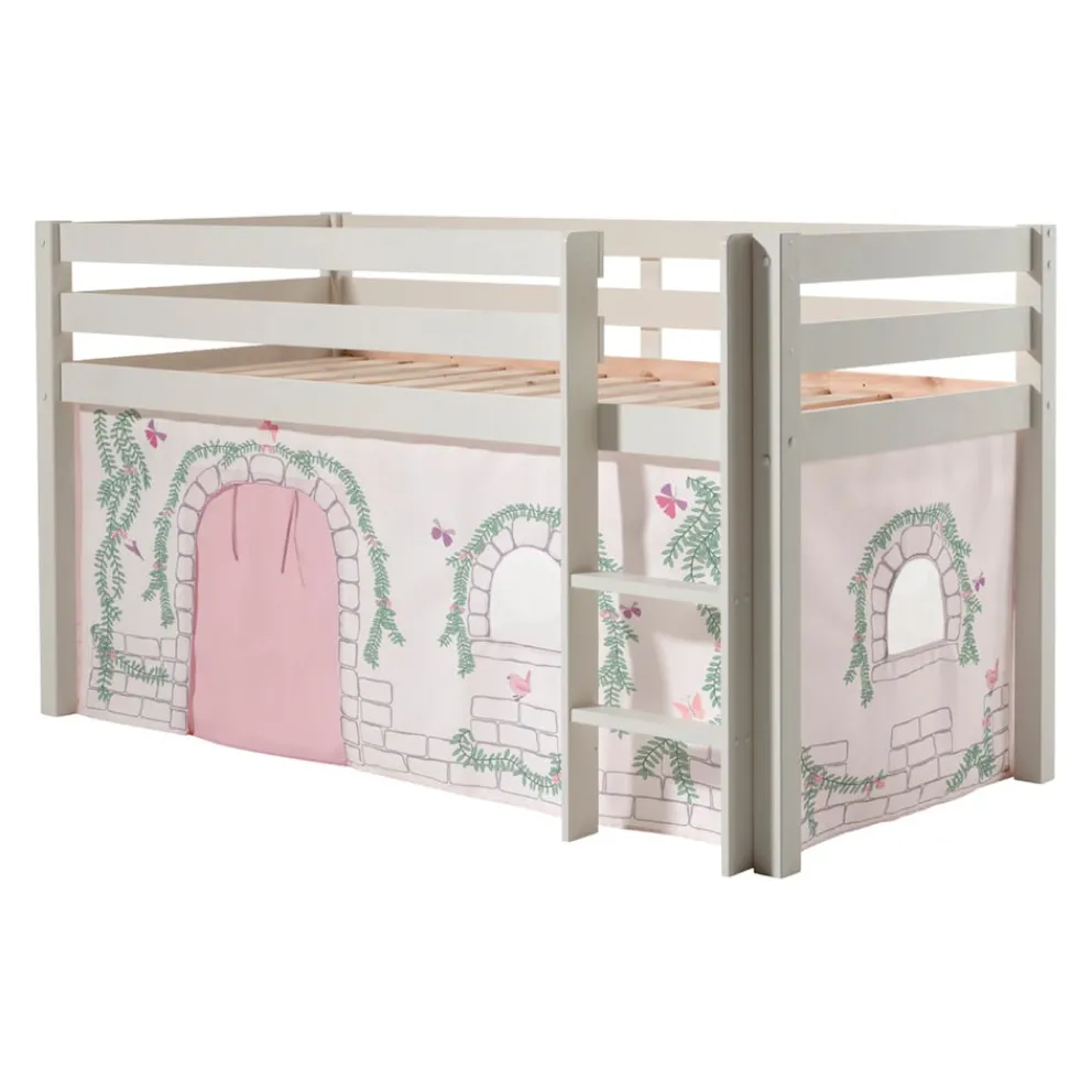 MID.YOU Mittelhochbett Pino rosa, weiss Hot